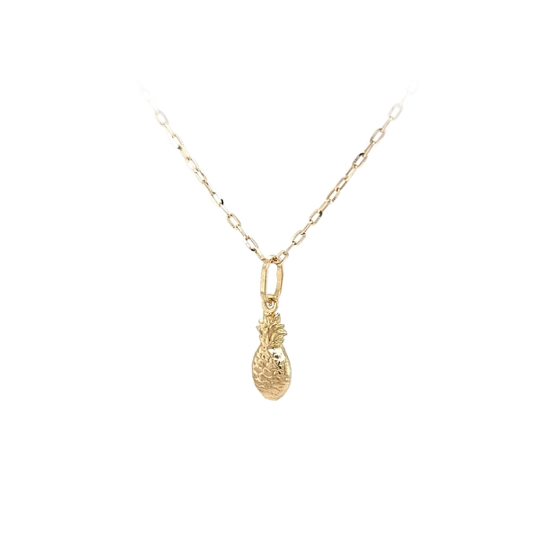 Gold Pendant Fruit Pineapple