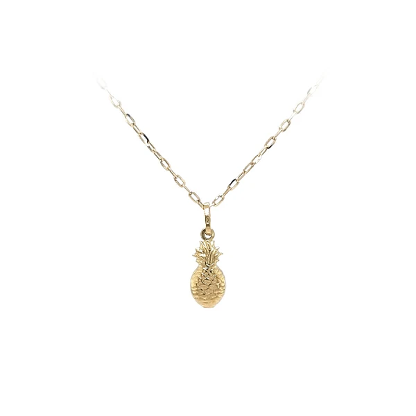 Gold Pendant Fruit Pineapple