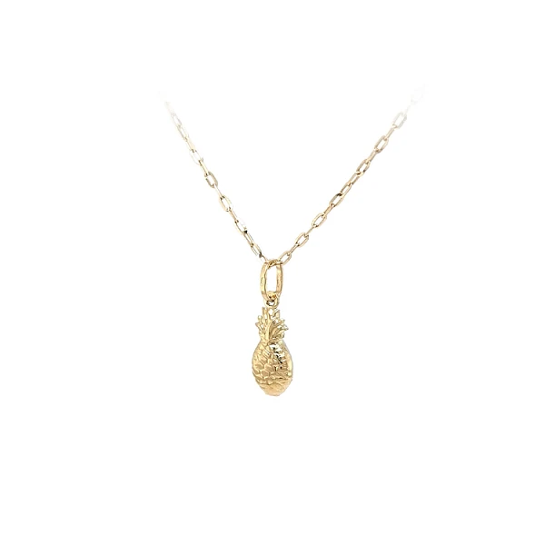 Gold Pendant Fruit Pineapple