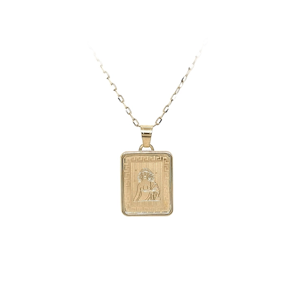 Gold Pendant Sign of the Virgin