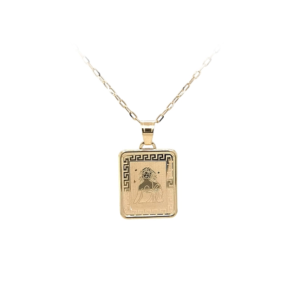 Gold Pendant Sign of the Virgin