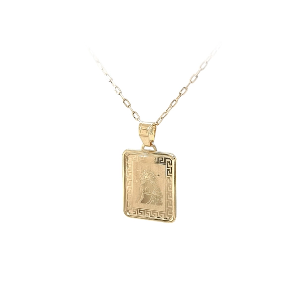 Gold Pendant Sign of the Virgin