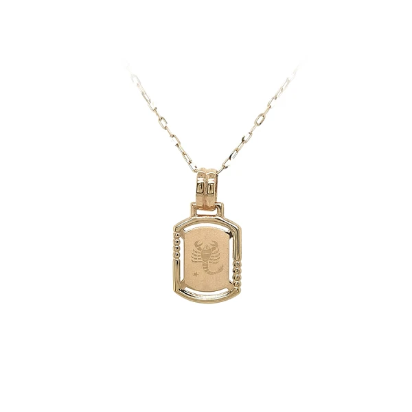 Gold Pendant Sign of the Scorpion