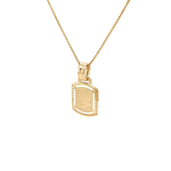Gold Pendant Sign of the Virgin