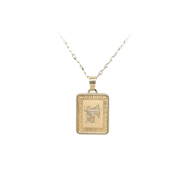 Gold Pendant Sign of the Sagittarius