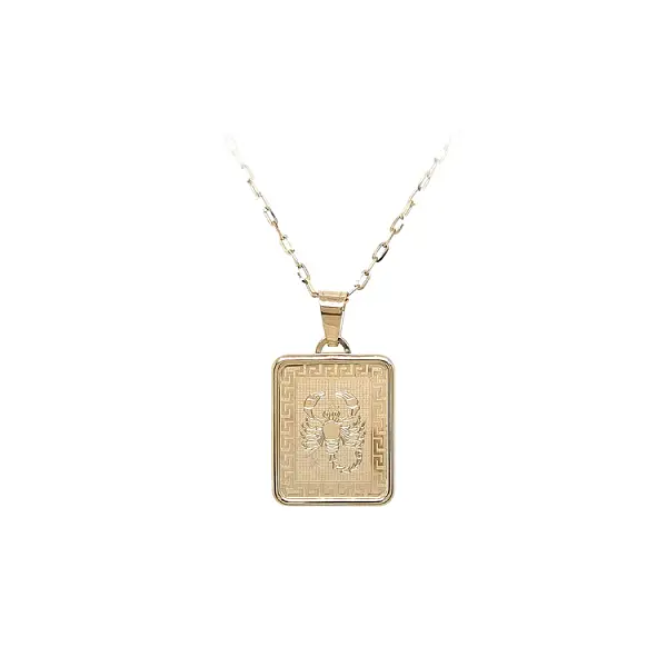 Gold Pendant Sign of the Scorpion
