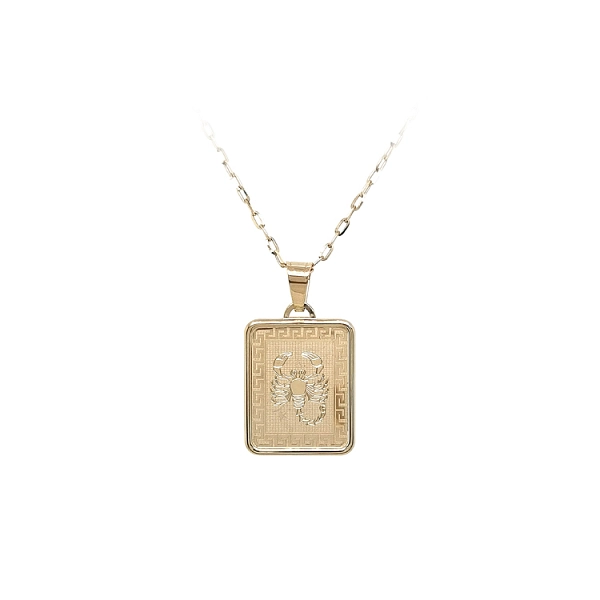 Gold Pendant Sign of the Scorpion