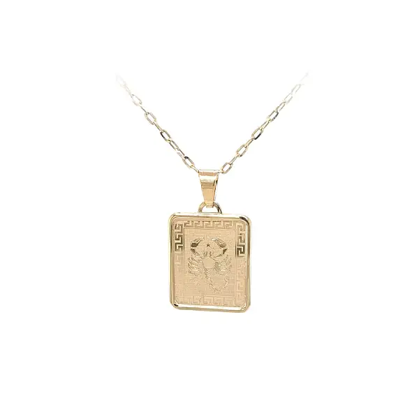 Gold Pendant Sign of the Scorpion