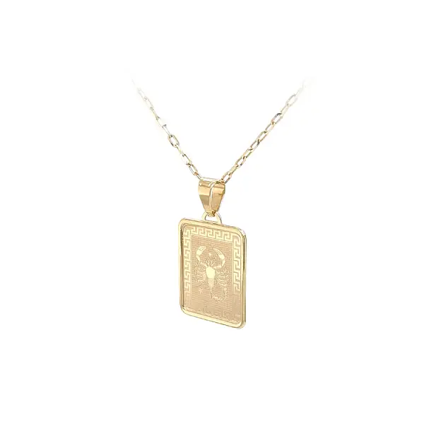 Gold Pendant Sign of the Scorpion
