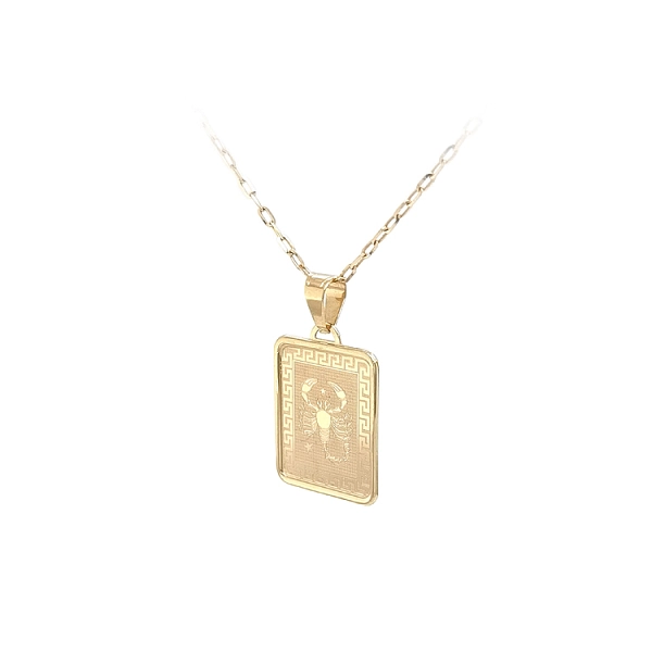 Gold Pendant Sign of the Scorpion