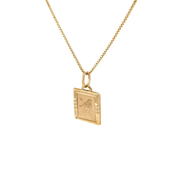 Gold Pendant Sign of the Virgin