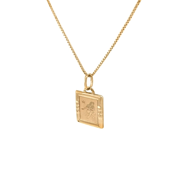 Gold Pendant Sign of the Virgin