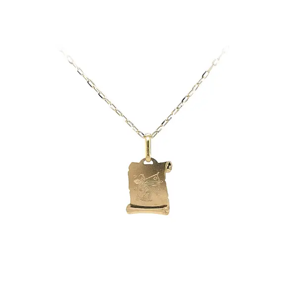 Gold Pendant Sign of the Sagittarius