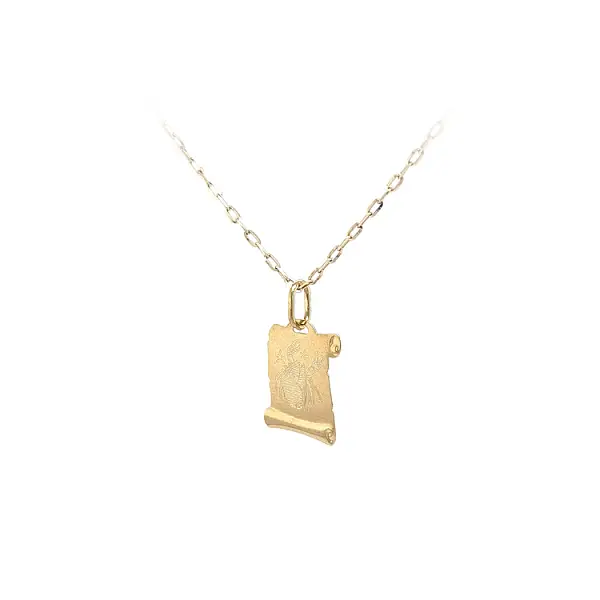 Gold Pendant Sign of the Crab