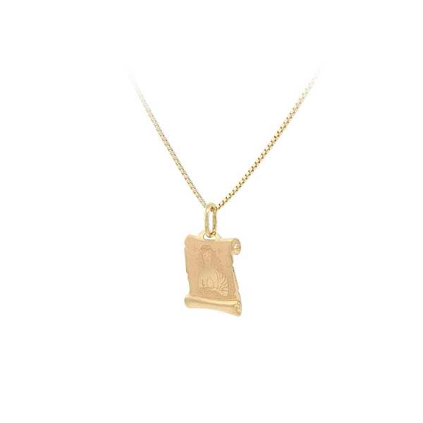 Gold Pendant Sign of the Virgin
