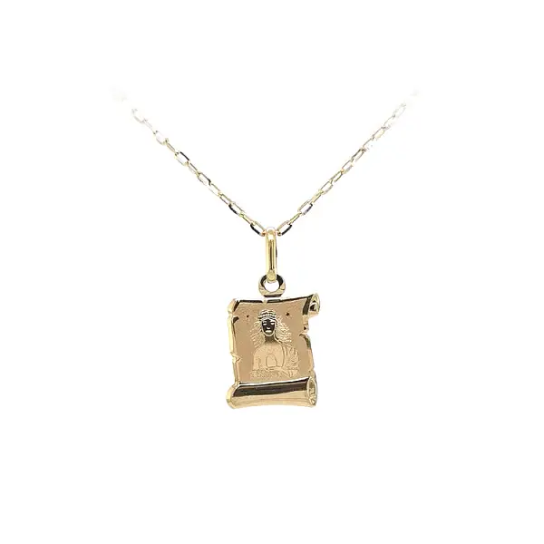 Gold Pendant Sign of the Virgin