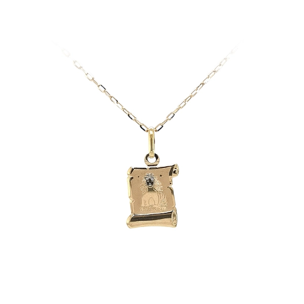 Gold Pendant Sign of the Virgin
