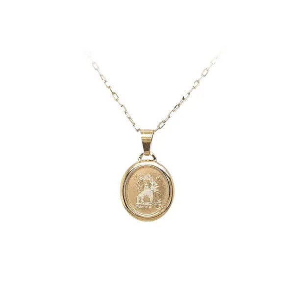 Gold Pendant Sign of the Virgin