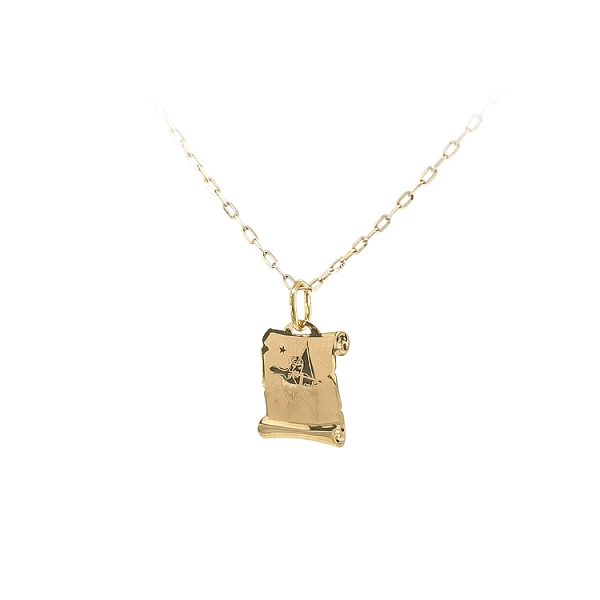Gold Pendant Sign of the Sagittarius