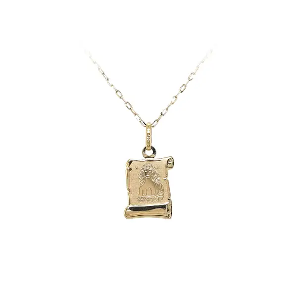 Gold Pendant Sign of the Virgin