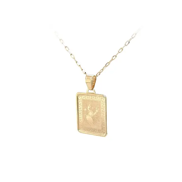 Gold Pendant Sign of the Crab