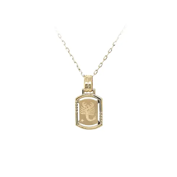 Gold Pendant Sign of the Scorpion
