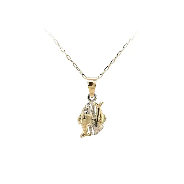 Gold Pendant Sign of the Fish