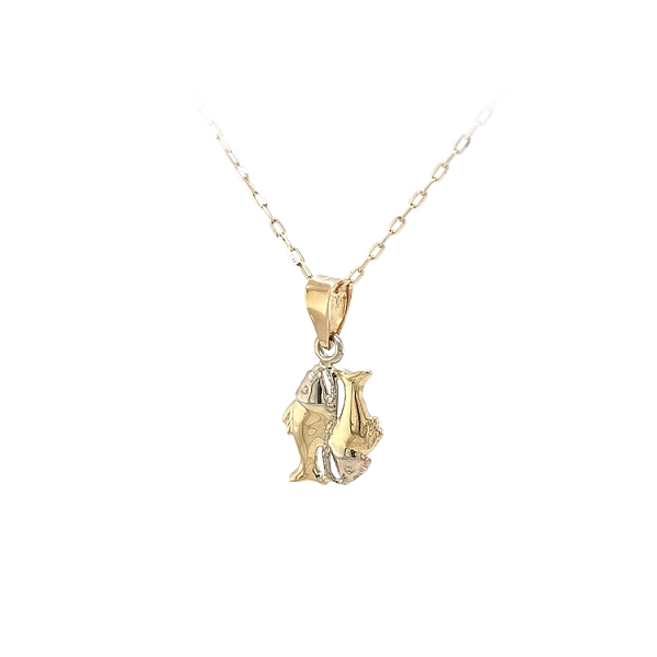 Gold Pendant Sign of the Fish