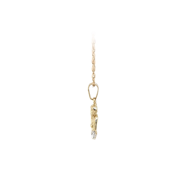 Gold Pendant Aquarius