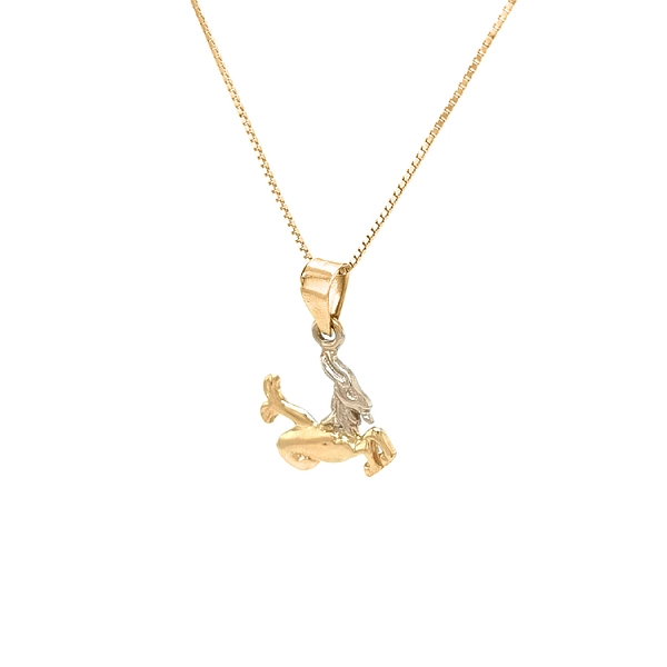 Gold Pendant Sign of the Capricorn
