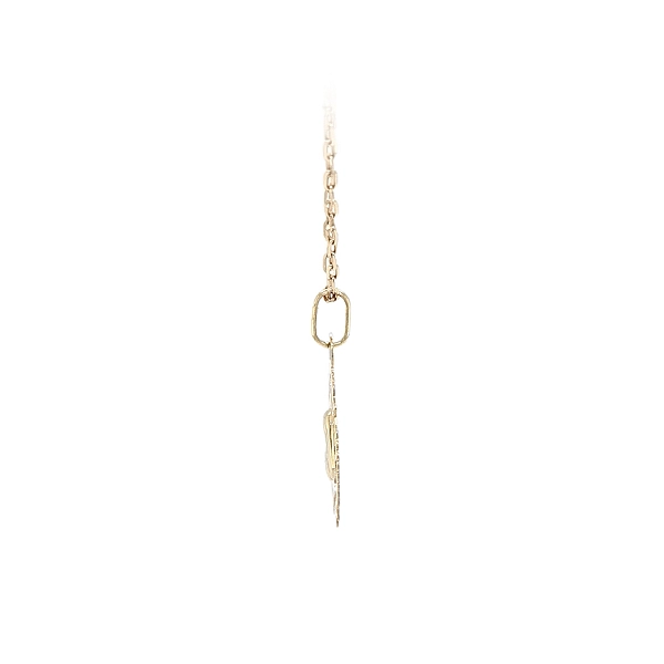 Gold Pendant Madonna Virgin Mary