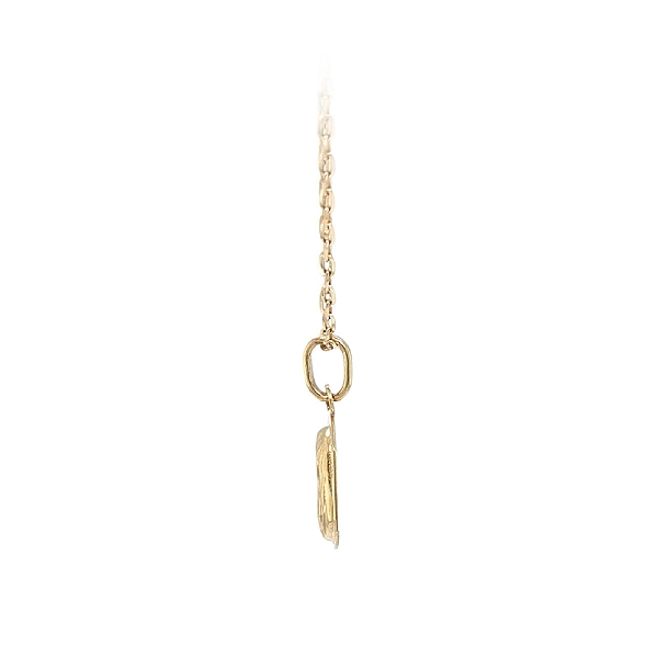 Gold Pendant Madonna Virgin Mary