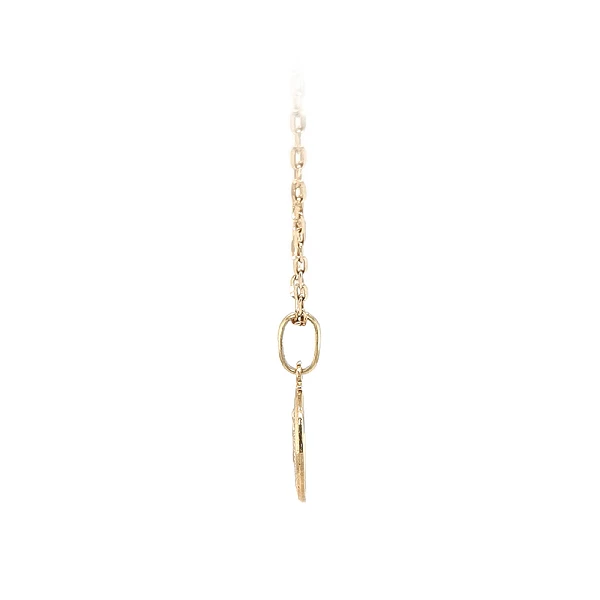 Gold Pendant Madonna Virgin Mary