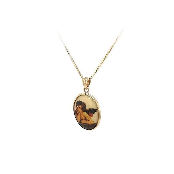 Gold Pendant Angel