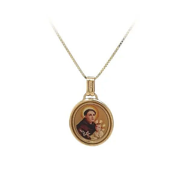Gold Pendant Medonka St. Anthony