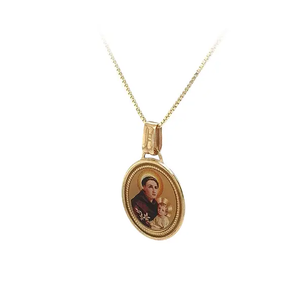 Gold Pendant Medonka St. Anthony