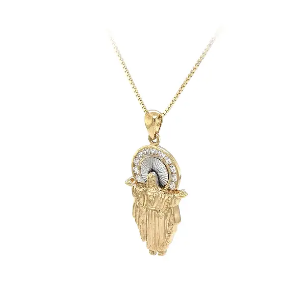 Pendant with Jesus Christ made of Combined Gold