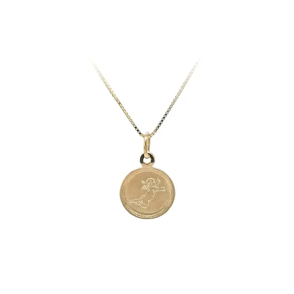 Gold Pendant Angel