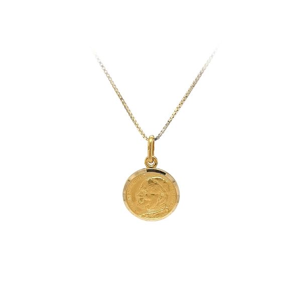 Gold Pendant John Paul II.