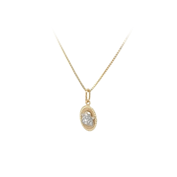 Pendant Chrysanthemum Combined Gold
