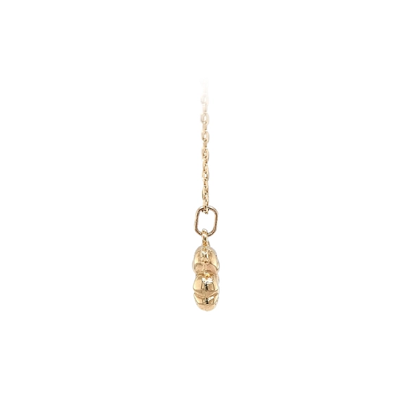 Golden Teddy Bear Pendant