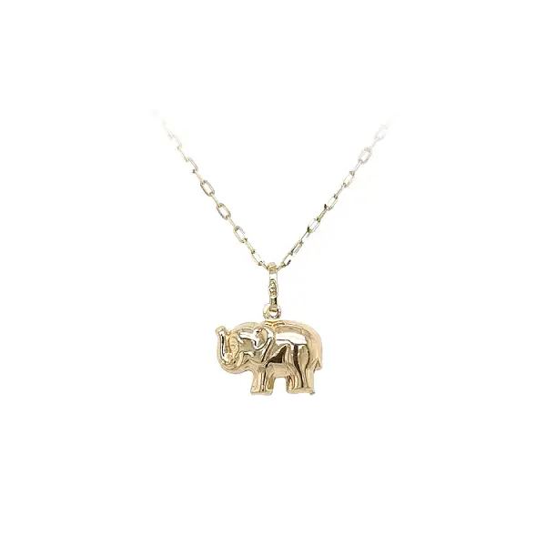 Golden Elephant Pendant