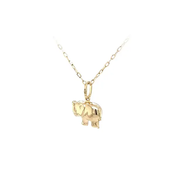 Golden Elephant Pendant