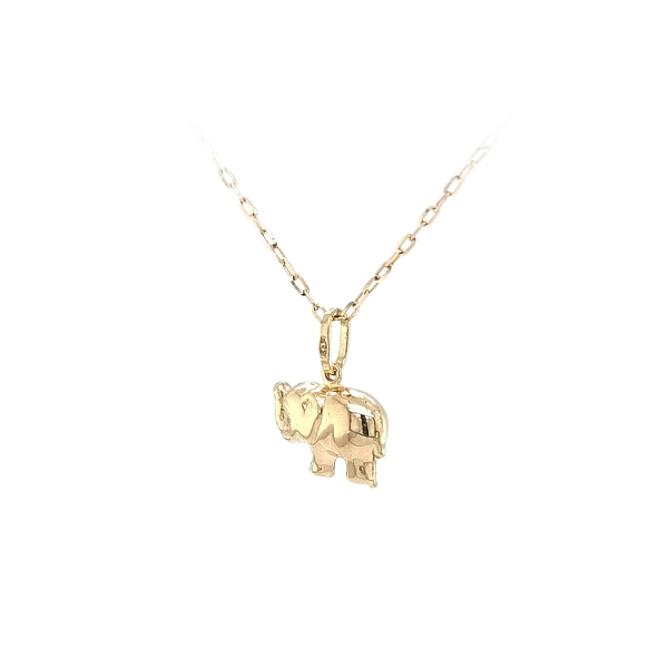 Golden Elephant Pendant