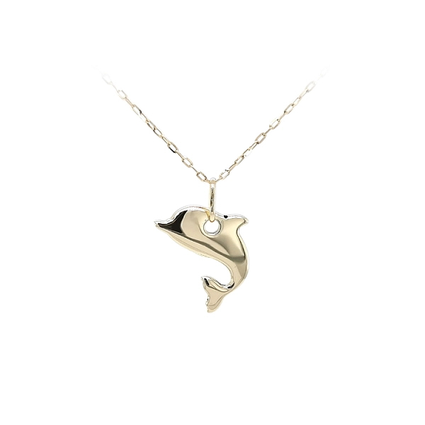 Golden Dolphin Pendant