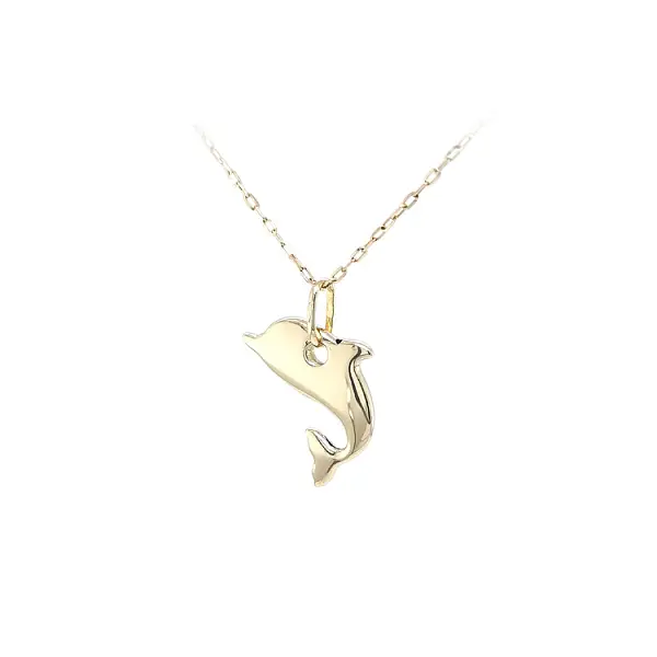 Golden Dolphin Pendant