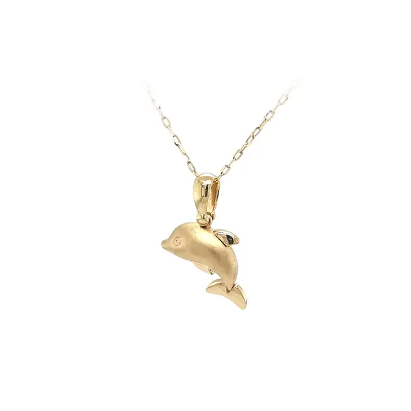 Golden Dolphin Pendant