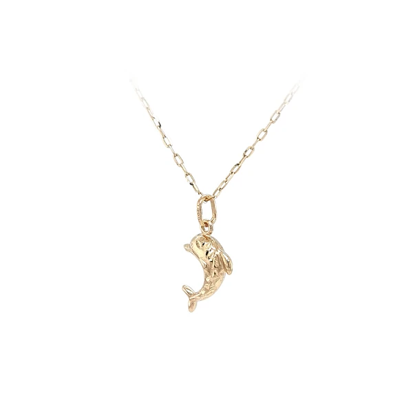 Golden Dolphin Pendant