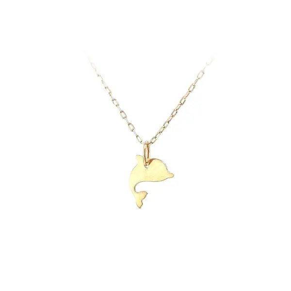 Golden Dolphin Pendant