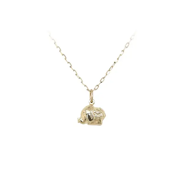 Golden Elephant Pendant